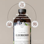 Rowe Casa Organics Elderberry Immune Support with Antioxidants, Zinc, and Vitamin C for Kids and Adults, Organic Elderberry Syrup for Immune Support, 16 Fl Oz