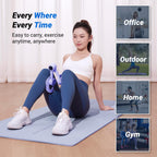MERACH Thigh Trainer, Pelvic Floor Muscle Trainer, Inner Thigh Exercise Workout Equipment for Home Gym, Pelvic Floor Strengthening Women (Purple)