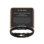 Anniversary Birthday Gifts Bracelets Jewelry for Men Him Husband Boyfriend