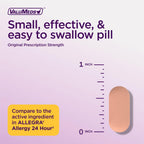 ValuMeds 24-Hour Allergy Relief Fexofenadine Hydrochloride 180mg | Non-Drowsy Antihistamine Generic Medicine for Allergies, Hay Fever, Itchy Eyes for Kids, Adults | Compare to Allegra (200-Count)