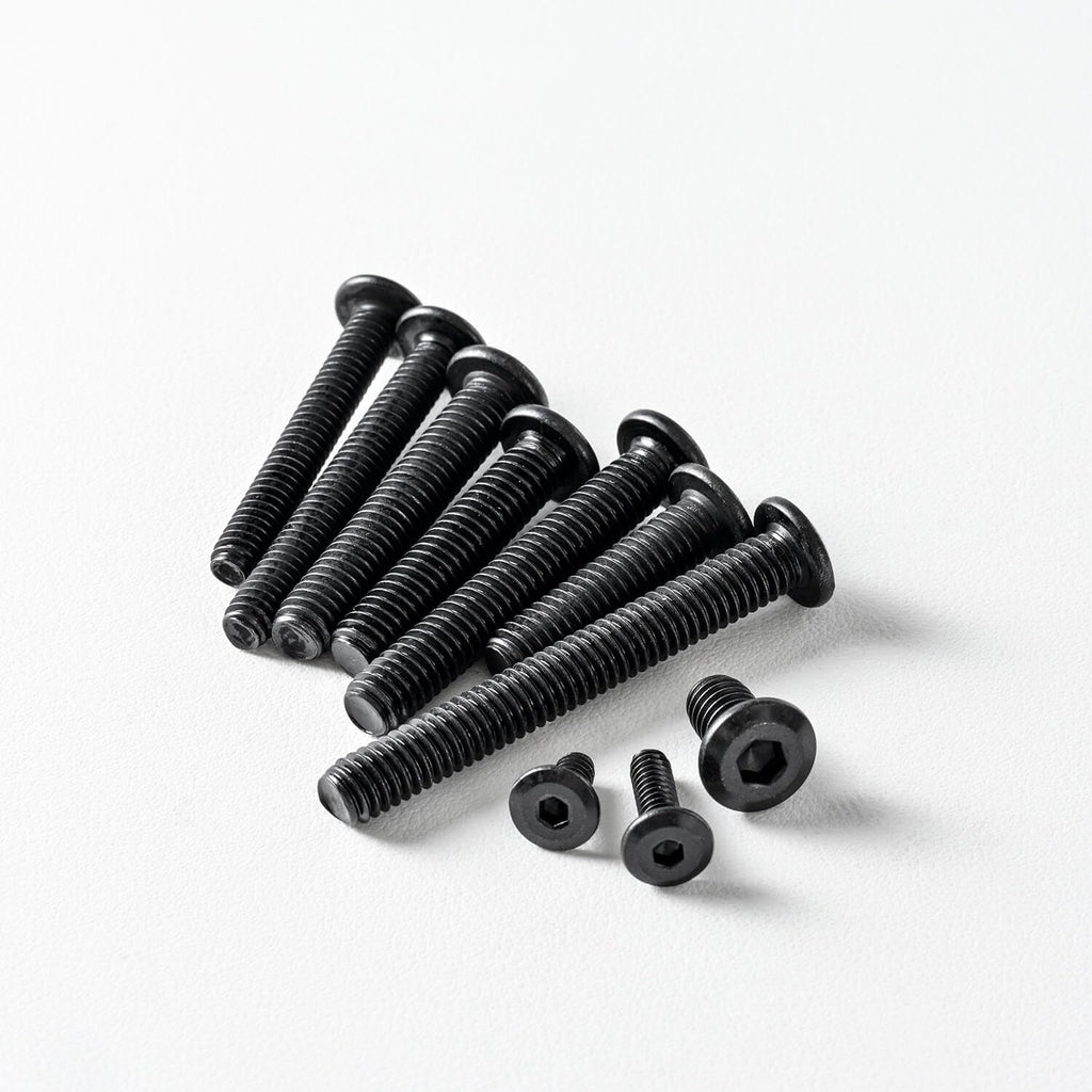 3/16-24 x 5/8" (50 Pack) Flat Head Hex Socket Cap Screws Bolts, Black Oxide 304 Stainless Steel 18-8, Hex Drive, Bright Finish, Fully Machine Thread