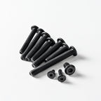 3/16-24 x 5/8" (50 Pack) Flat Head Hex Socket Cap Screws Bolts, Black Oxide 304 Stainless Steel 18-8, Hex Drive, Bright Finish, Fully Machine Thread
