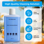 Floor Cleaning Solution Compatible with Roborock Robot Vacuum and Wet Dry Vacuum Cleaner, Deeply Cleans Various Hard Floors Without Leaving any Residue. 1L, 33.81 Fl Oz, Pomelo and Citrus Fragrance