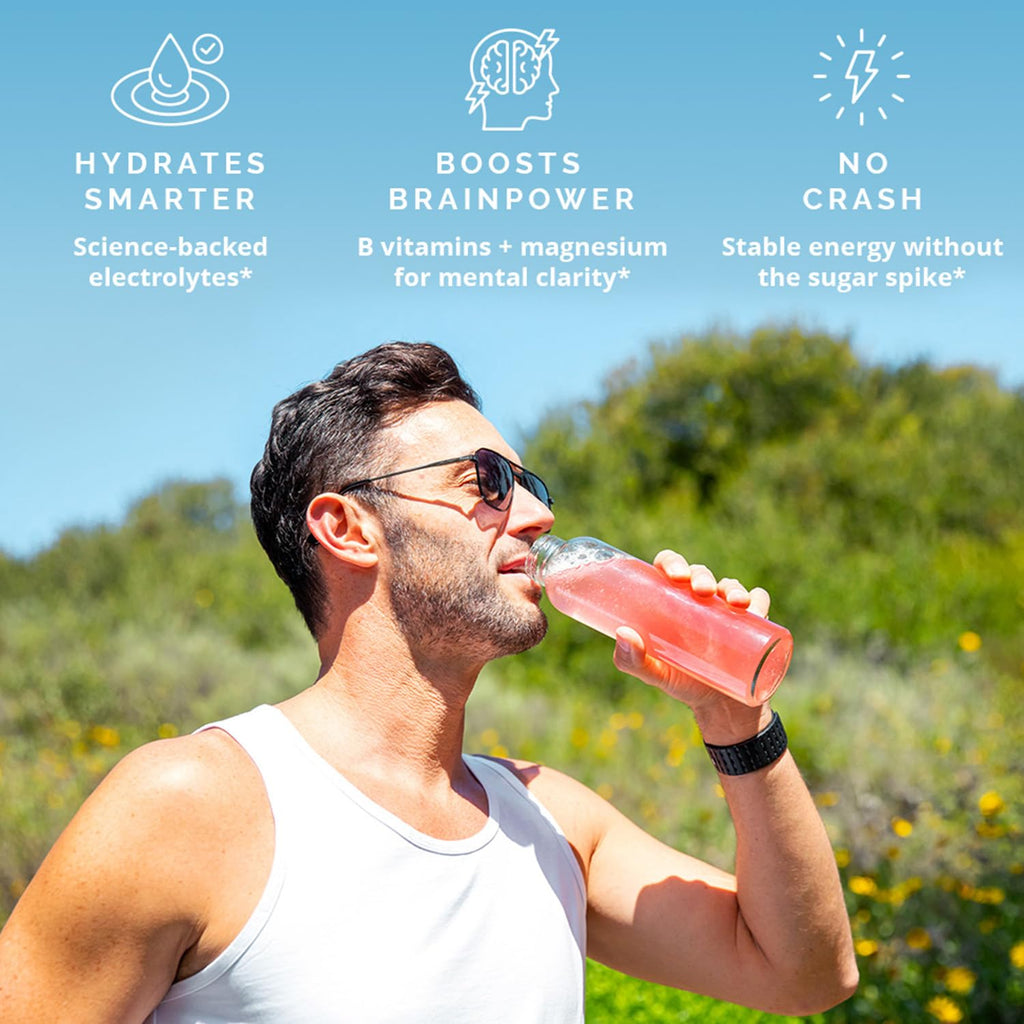 BrainMD Smart Electrolytes Powder - Hydration & Energy Support - 30 Servings