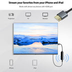 lulaven iShare iOS Wireless HDMI Display Adapter (iOS only), Tiktok Viral Picks, Streaming Device for iPhone iPad, HD Video Sync, Streaming Mirroring YouTube Tiktok to TV, Not Support Netflix