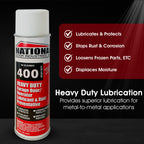 400-HD Heavy-Duty Garage Door Lubricant Spray – Rust Preventative with Long-Lasting Hinge & Track Protection