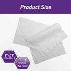 MED PRIDE Disposable Dry Wipes for Adults, Soft & Absorbent Personal Towels, Bulk 800 Count, Incontinence Care, Baby Wipes (800 Count (Pack of 1))