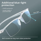Gaoye 6 pack 1.5 Executive Style Reading Glasses Men - Durable Readers with Blue Light Filtering- Comfortable Fit with TR90 Frames