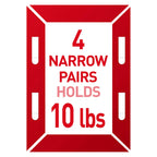 Command Narrow (10 lb) Picture Hanging Strips, 12 Pairs (24 Strips)