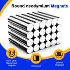 SRENMSMT Small Magnets, 4x2mm Neodymium Magnets for Crafts, 150 Pack