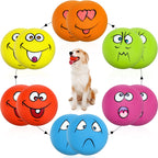 Hungdao 12 Pcs Squeaky Dog Toys, Small Dog Ball Bulk, Rubber Latex, Lively