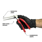 EZRED KWP2 Kiwi Bent Head Needle-Nose Pliers, Set of 2