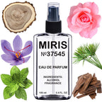 MIRIS No. 37545, Inspired by Nero Oudh, Long-Lasting Unisex Eau de Parfum for Women & Men, Spray 3.4 Fl Oz / 100 ml
