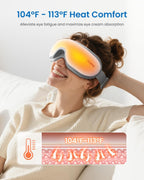 RENPHO Fathers Day Dad Gifts, Eye Massager with Heat, FSA Eligible HSA, Eye Mask for Head Tension, Birthday Gifts for Men Women Mom Husband, Sleep Mask for Eye Strain and Dry Eyes, Eyeris 1