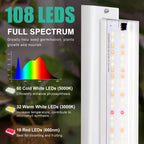 FOXGARDEN Grow Light Stand, Advanced LED Plant Growth Lighting with 4/8/12H Timer, 6 Dimming Options, and Adjustable Height - Optimal for Indoor Plants in Seedlings, Vegetative, and Flowering Phases