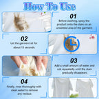 Non Ionic Clothing Emulsifier Stain Remover, Stain Remover For Clothes Laundry, Portable Dry Cleaning Stain Removal Spray, Active Enzyme Laundry For Clothes (2pcs)