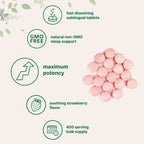 Micro Ingredients Melatonin 20mg, 400 Tablets | Natural Strawberry Flavor | Fast Dissolve | No Drug | Vegetarian Friendly | Non-GMO, No Gluten, Sugar Free