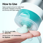 ANUA PDRN Hyaluronic Acid Moisturizing Cleansing Foam, Hydrating Facial Cleanser for Dry Skin, Daily Gentle Face Wash with Salmon DNA, Balancing & Pore Care, Korean Skincare (5.07 fl oz)