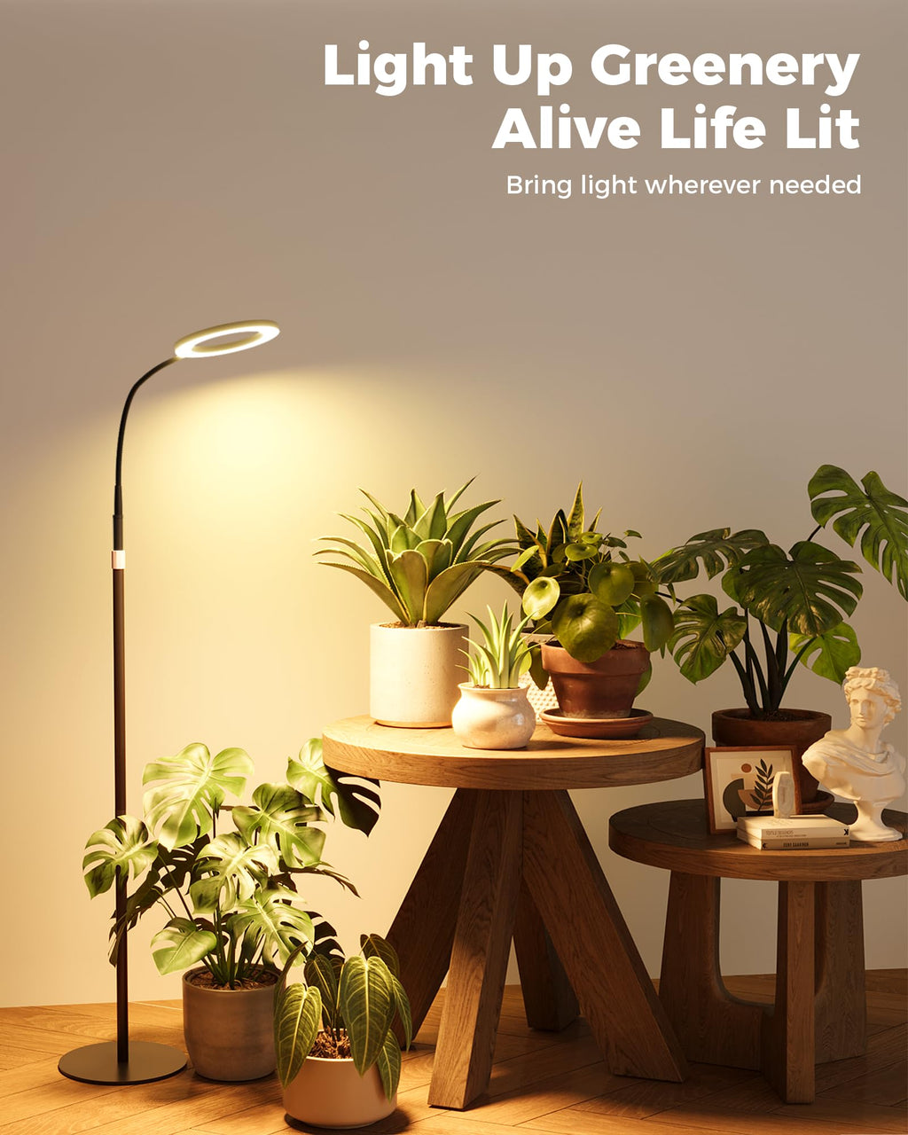 Bamworld Grow Lights for Indoor Plants, Full Spectrum Plant Lights
