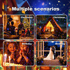Laser Christmas Projector Lights Outdoor, Firefly Light Show for Trees