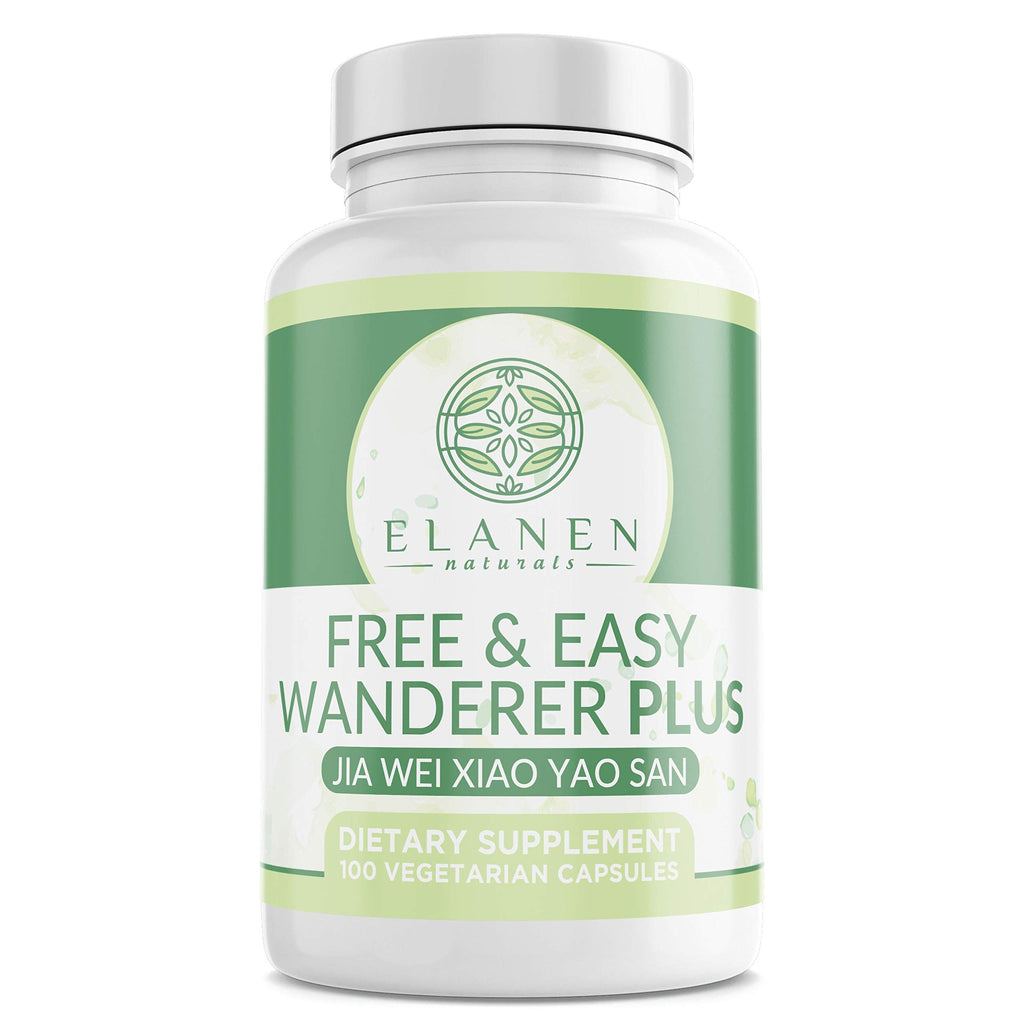 Elanen Naturals Jia Wei Xiao Yao San, Free and Easy Wanderer Plus, 100 Vegetable Capsules