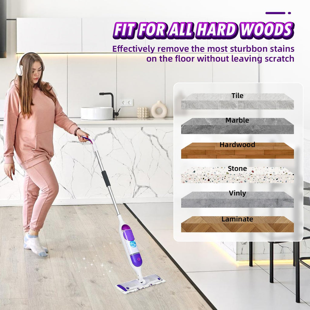 24 Count Disposable Power Mop™ Refills Compatible with Swiffer® Power Mop™, Powermop™ Pads for Multi-Surface Refills Pads for Floor Cleaning, Unscented