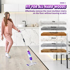 24 Count Disposable Power Mop™ Refills Compatible with Swiffer® Power Mop™, Powermop™ Pads for Multi-Surface Refills Pads for Floor Cleaning, Unscented