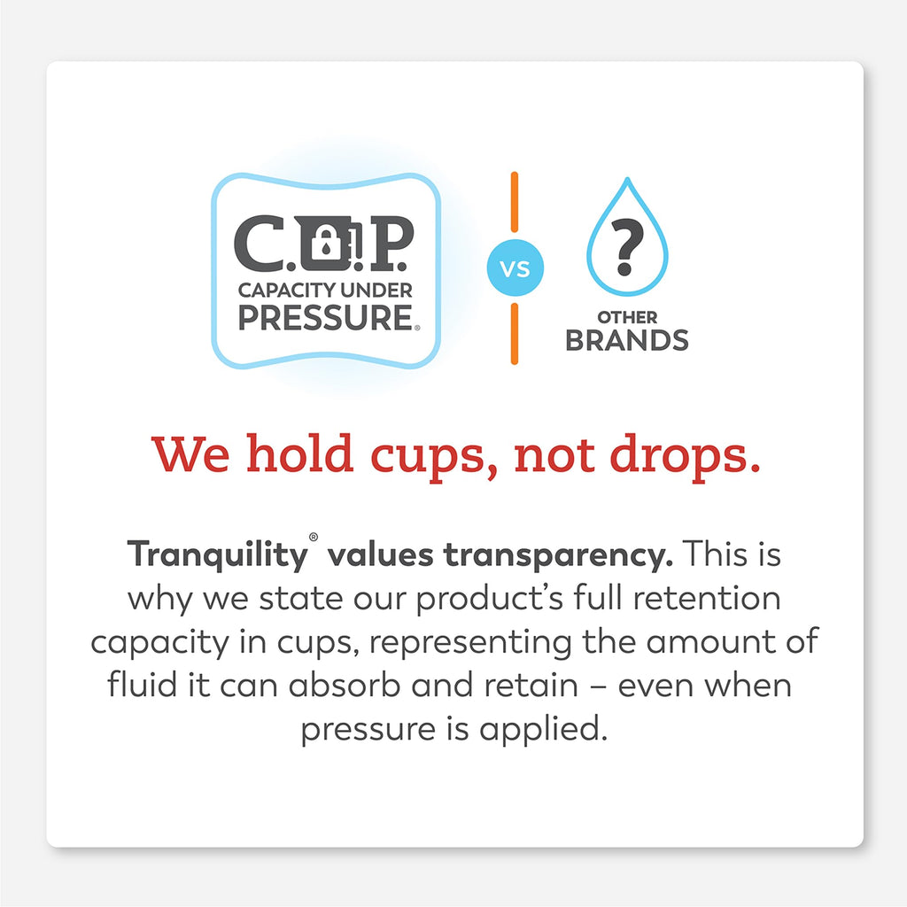 Tranquility Premium ATN Disposable Briefs with Tabs, Overnight Protection Superabsorbent Core for Leak-Free and Full-Fit Comfort, X-Large 72ct Case
