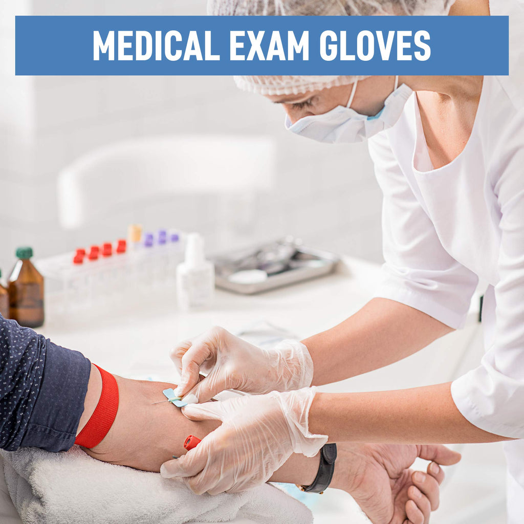 Powder Free Disposable Gloves Small, [1000 Count] - 4 Mil Clear Vinyl Gloves- Extra Strong, 4 Mil Thick - Latex Free, Food Safe, Medical Exam Gloves, Cleaning Gloves - 10 Boxes of 100