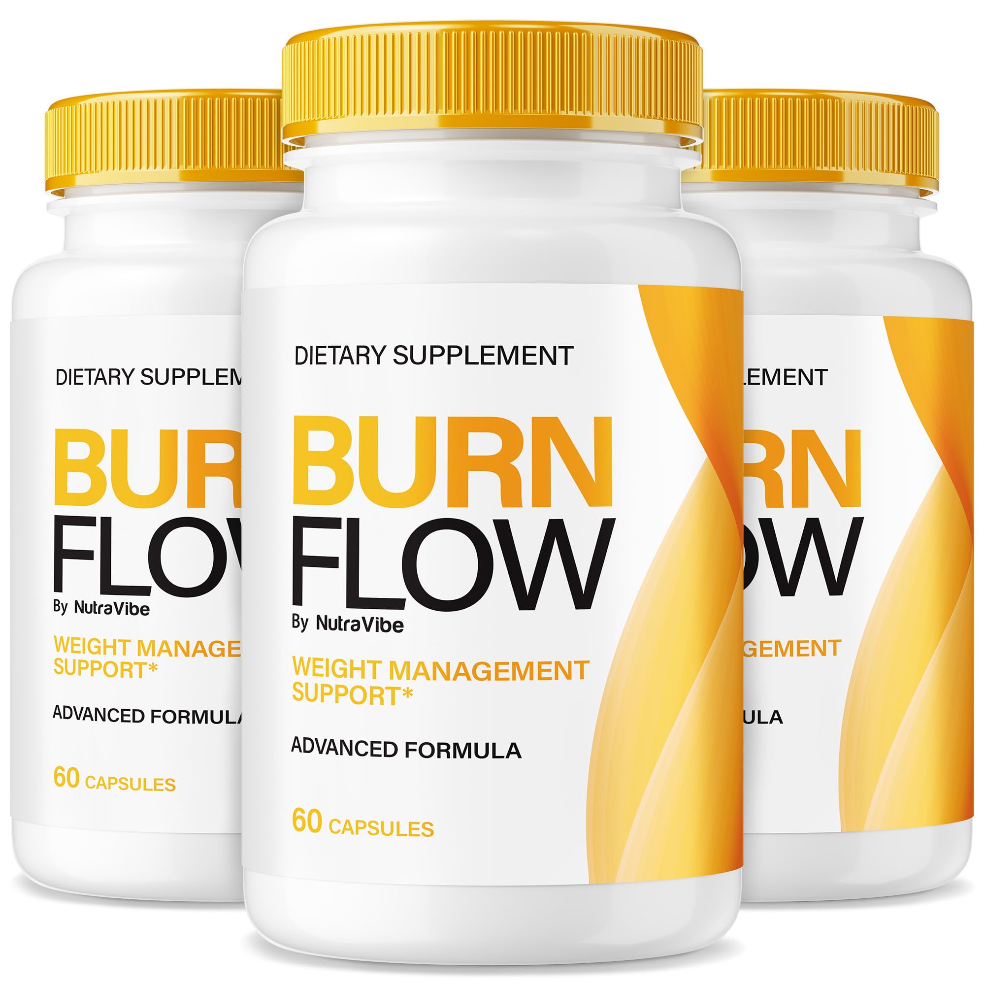 (3 Pack) BurnFlow Capsules ��� Daily Formula with a Clean, Natural Blend to Support Body Goals, Fitness & Health | Just 2 Burn Flow Pills a Day for an Active, Balanced Lifestyle (180 Capsules)