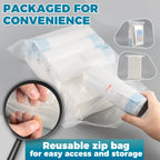 70 Pack Bedpan Liners Disposable Commode Liners with Absorbent Pads – Bedpans or Bedside Commode Bags – Bed Pan Liners for Elderly Females, Men, Women - Bed Pans Liner Nursing Homes and Hospitals