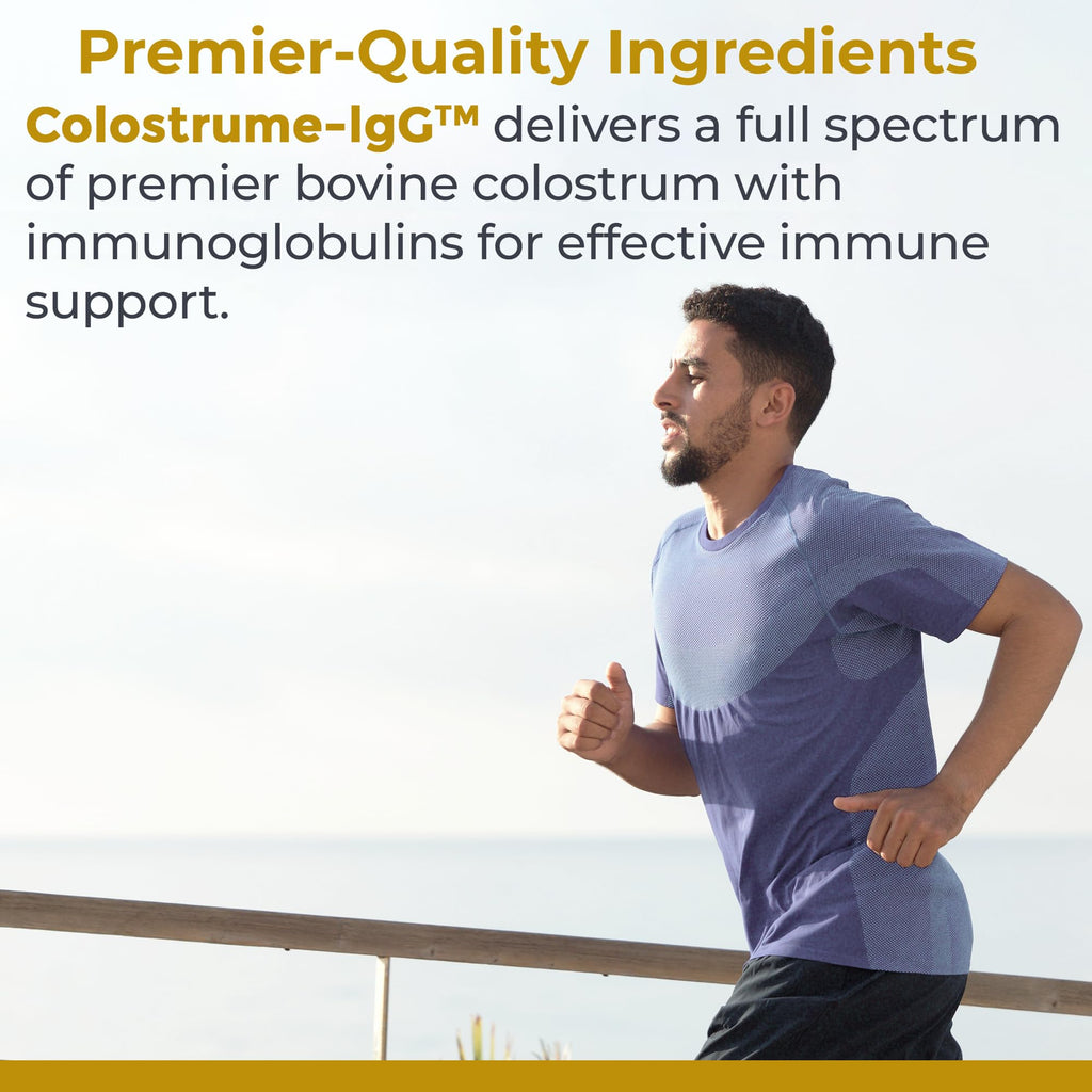Premier Research Labs Colostrum-IgG - Colostrum Supplement, Bovine Colostrum for Humans, Cow Colostrum for Immune Health, Superfood with Lactoferrin, Amino Acids, Nucleotides - 60 Capsules
