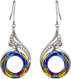 Kate Lynn Phoenix Earrings for Women, Christmas Birthday Gifts for Women, Crystal Earring Jewelry, Xmas Bday Gifts for Mom Grandma Wife Girlfriend Daughter Best Friend