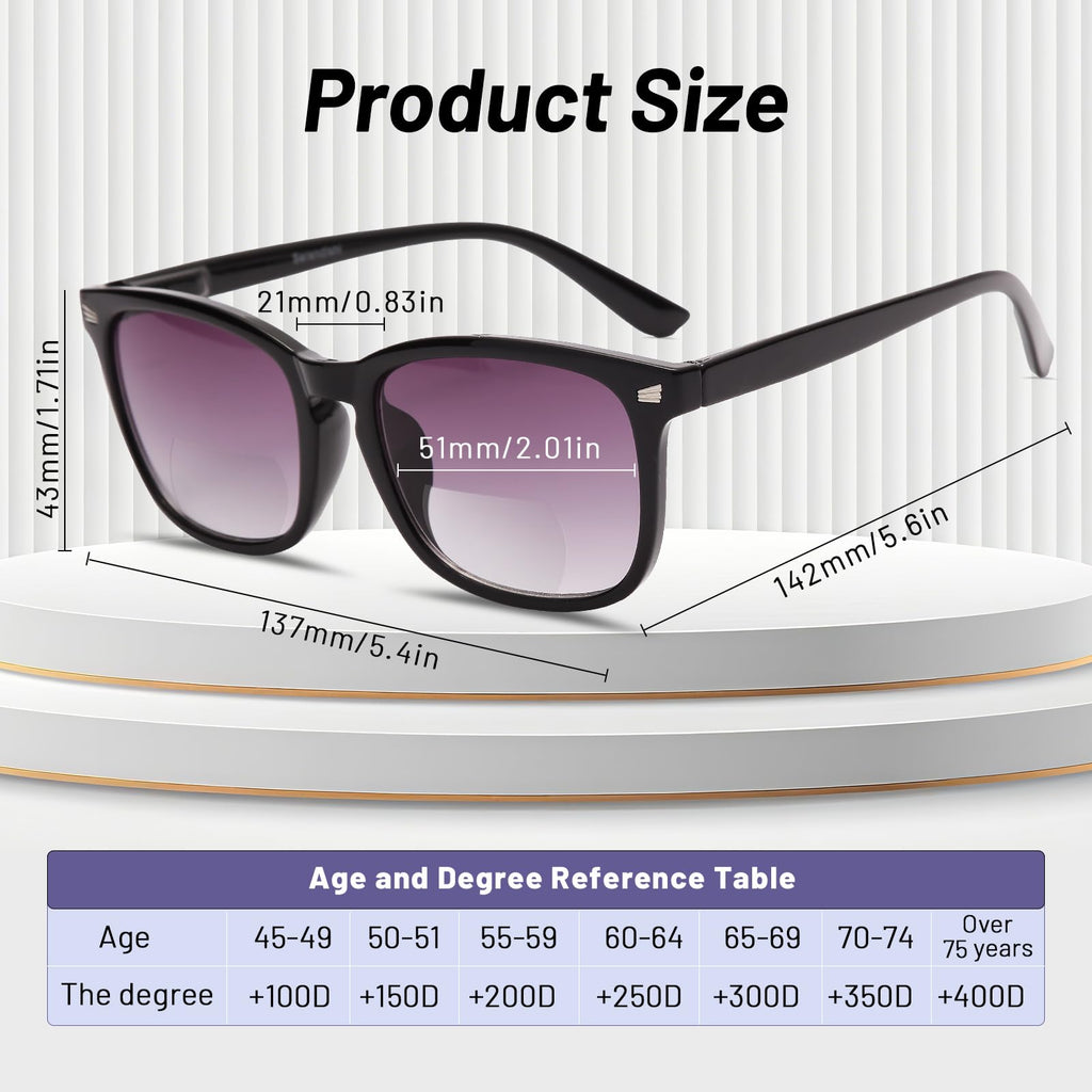 Serendishi 3 Pack Bifocal Reading Sunglasses for Women,UV400 Protection Spring Hinge Sun Readers Glasses for Outdoor 2.0