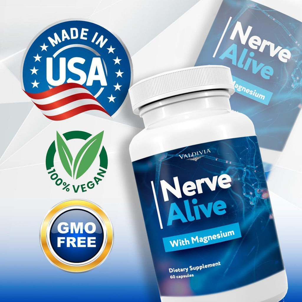 Nerve Alive Support Supplement for Neuropathy, with Magnesium, Advanced Formula Supports Healthy Function & Comfort Reviews - 300 Capsules
