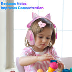 2 Pack Noise Cancelling Headphones for Kids, Kids Ear Protection 28dB SNR Noise Reduction Ear Muffs for 3-16 Years Toddler/Children, Noise Cancelling Headphones Hearing Protection For Fireworks