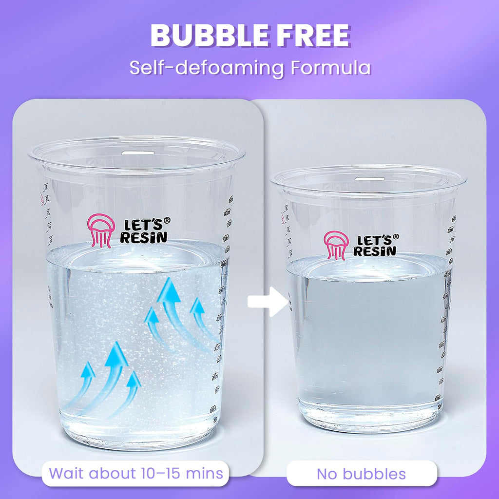 LET'S RESIN 34oz Crystal Clear Epoxy Resin, Casting Resin for Beginners