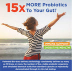 Gut Mate® Probiotics - Clinically documented Strains - 15x More Effective Than Standard Capsules- Patented BIO-Tract® Micro Pearls - Vegan, Vegetarian, Dairy-Free - Room Temp Stable