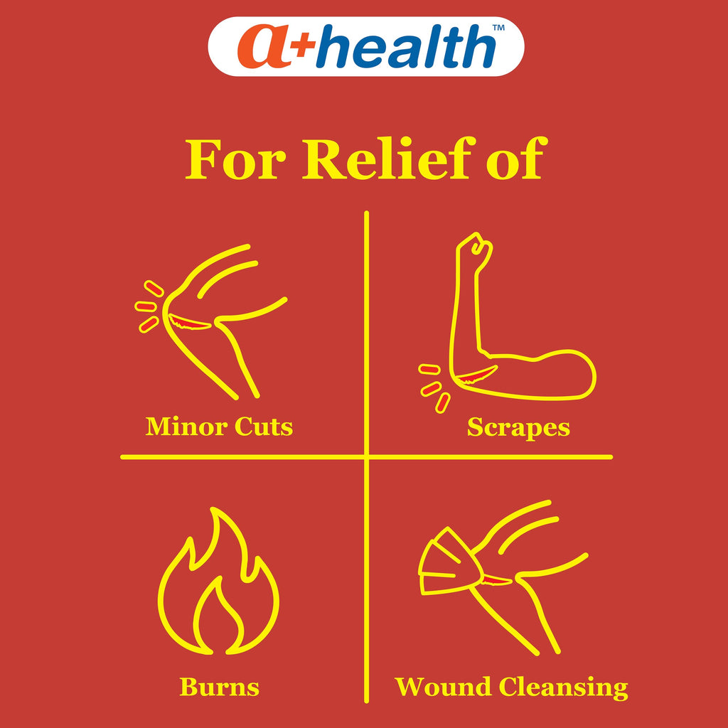 A+Health Povidone Iodine 10% First Aid Antiseptic Topical Solution 8 Fl oz