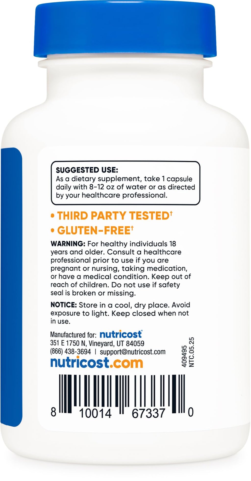Nutricost Nattokinase 2,000FU, 120 Capsules - Gluten Free, Non-GMO, Vegetarian Friendly (Pack of 2)