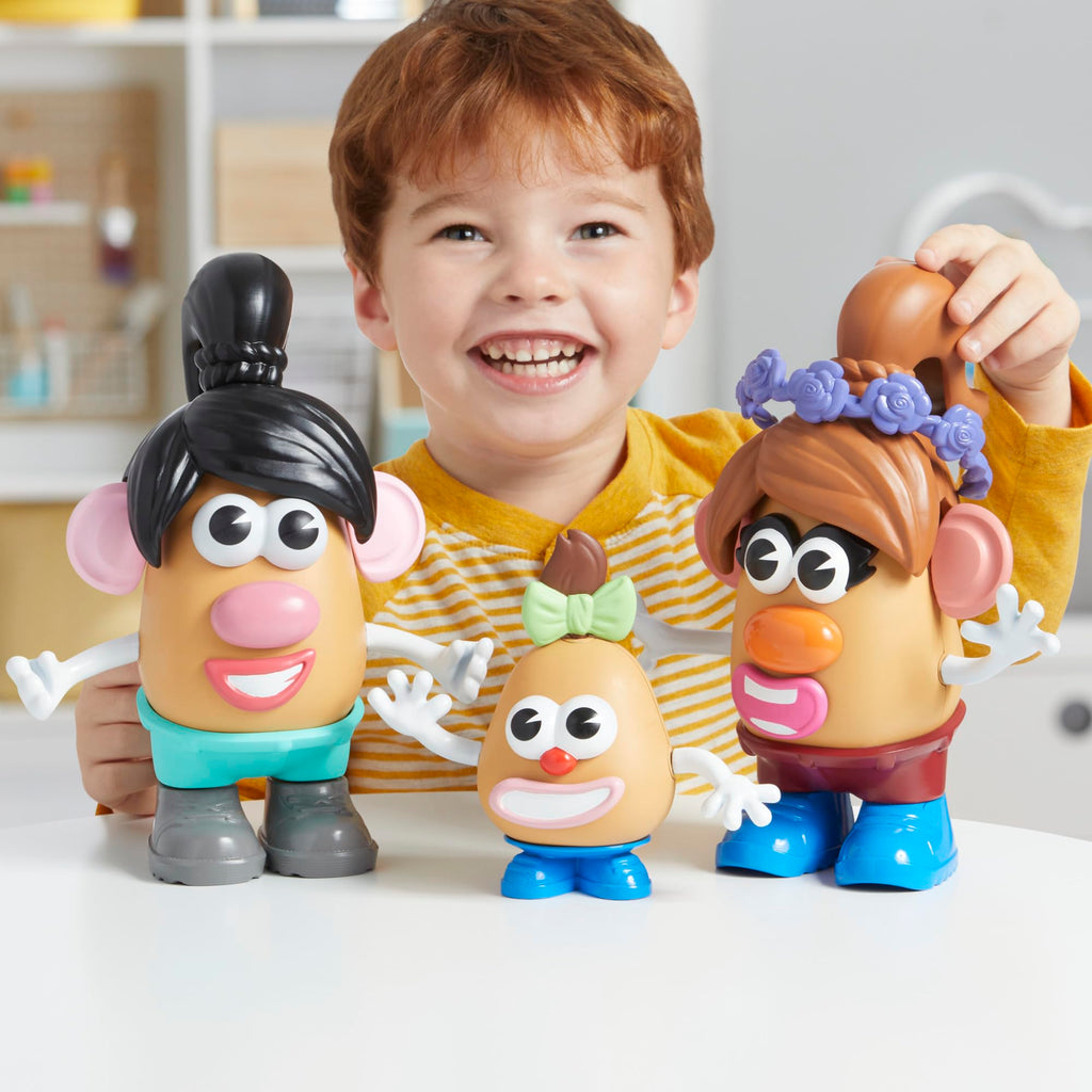POTATO HEAD Create Your Family Set with 44 Parts and Pieces, Creative Toddler and Preschool Toys for 2 Year Old Girls and Boys and Up (Amazon Exclusive)