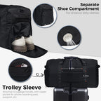 Fmeida 65L Duffle Bag Foldable Travel Duffel Bags for Men Women Travel Bag