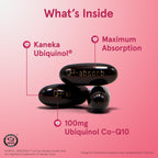 Jarrow Formulas QH-Absorb Ubiquinol 100mg - 120 Softgels - High Absorption & Active Antioxidant Form of Co-Q10 - Supports Mitochondrial Energy Production & Healthy Cardiovascular Function