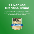 Optimum Nutrition Micronized Creatine Monohydrate Capsules, 100 Ct