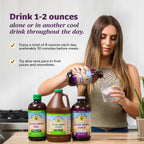 Lily of the Desert Aloe Vera Juice, Whole Leaf Filtered 2-Pack, Organic & Preservative Free – Natural Vitamins, Digestive Enzymes for Gut Health, Glowing Skin & Wellness, 16 Fl Oz Ea