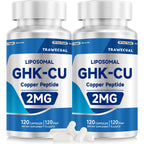 Trawecual GHK-Cu Peptide – High-Purity GHK-Cu with Liposomal Delivery for Hair & Skin Support – 120 Caps.2 Pack