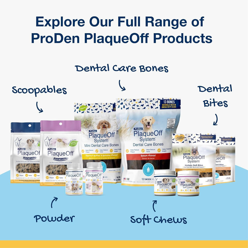 ProDen PlaqueOff Powder for Cats - Cat Plaque Remover - 40g