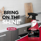 Weiman 2-Pack Cooktop Cleaning Spray & Microfiber Cloth – Cooktop & Oven Cleaner for Streak & Residue Free - Non-Abrasive Degreaser Safe for Glass & Ceramic