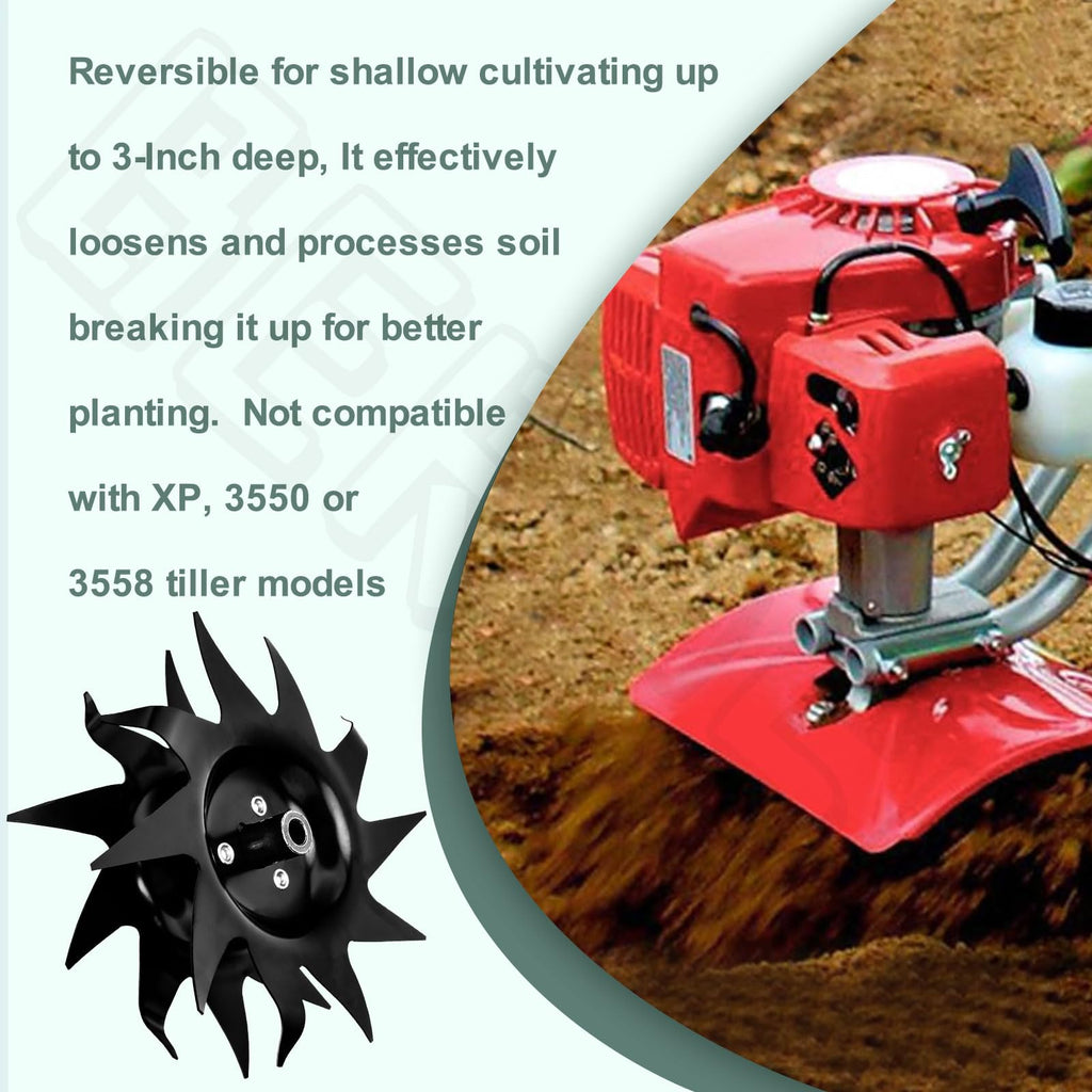 1622 Power Tiller Tines Compatible with All Mantis Tiller/Cultivators
