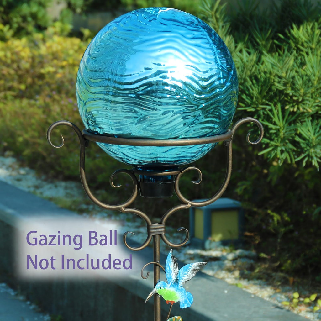 VCUTEKA Gazing Ball Stand, Metal Garden Gazing Globe Stand for 8-10" Balls